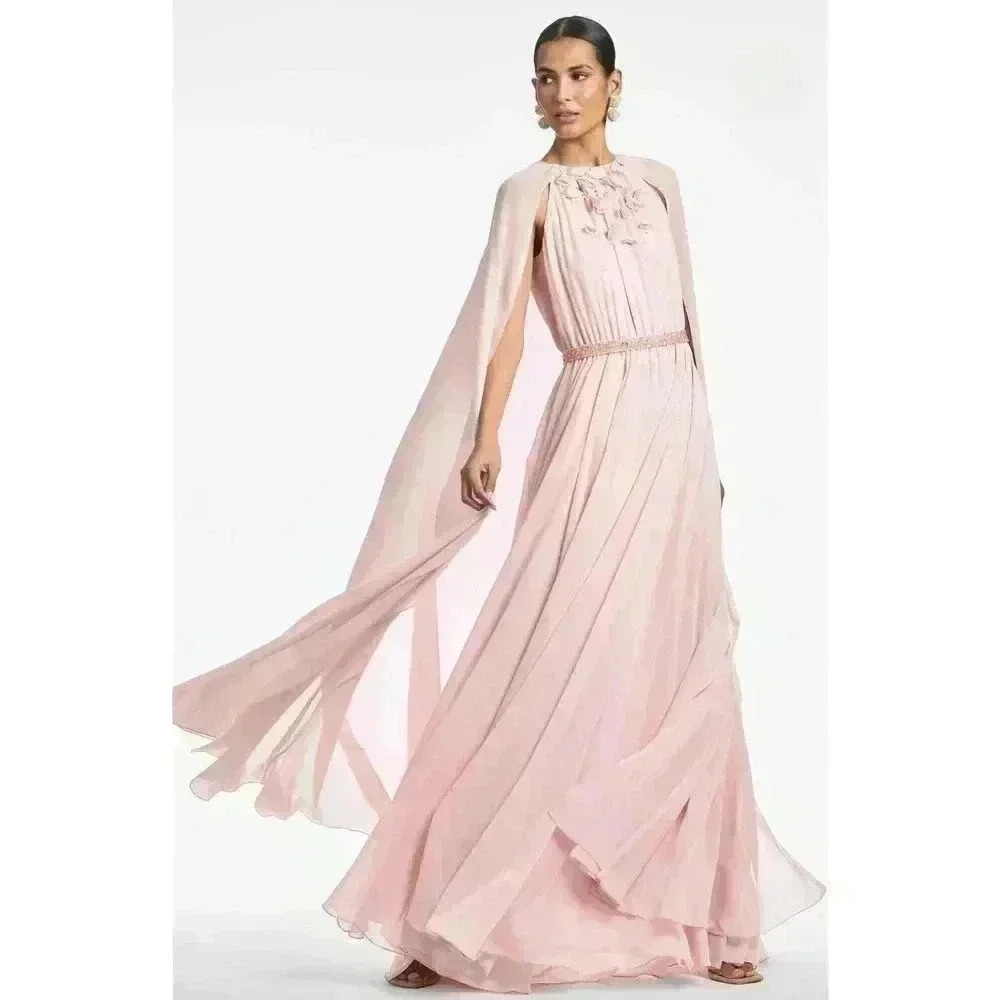 NWT Sachin & Babi Peach Belladona Gown - size 8